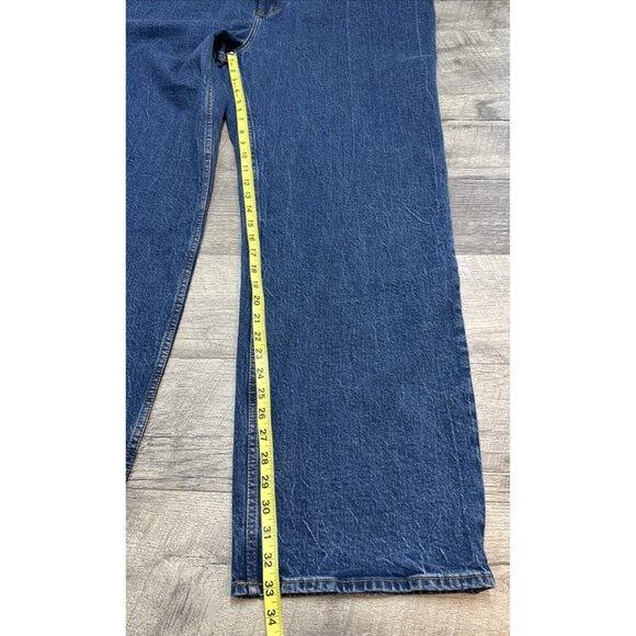 Abercrombie Fitch Jeans Womens 36 22 Tall 90s Relaxed High Rise Baggy Wide 47x33 - Picture 6 of 9